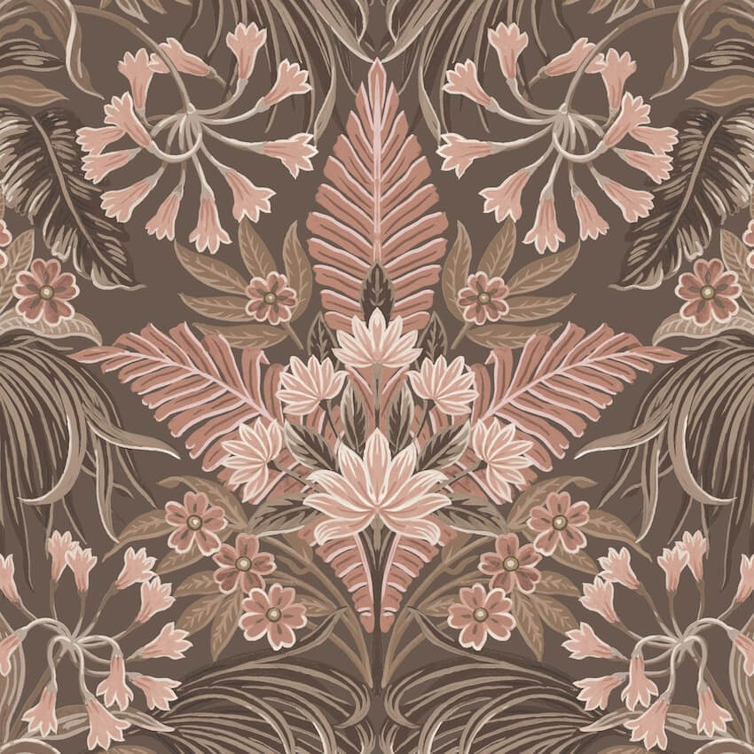 - Mirk Peat Brown Wallpaper - WM - 380 - 04 - Decor Warehouse