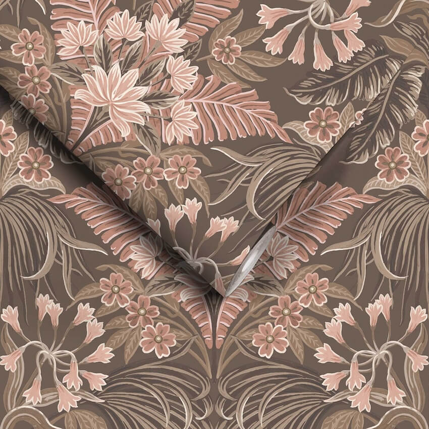  - Mirk Peat Brown Wallpaper - WM - 380 - 04 - Decor Warehouse