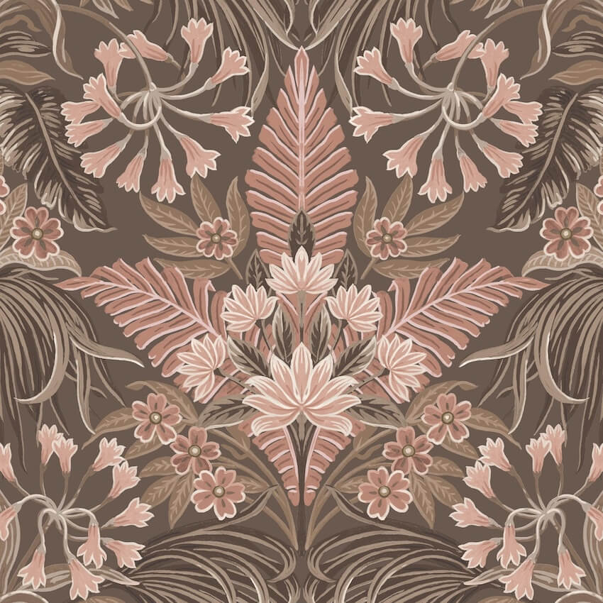 WM-380-04-Woodchip & Magnolia-Mirk Peat Brown Wallpaper-Decor Warehouse