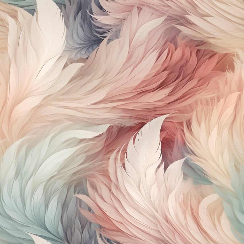  - Muriva Multi - Coloured Plumes Wallpaper - 217501 - Decor Warehouse