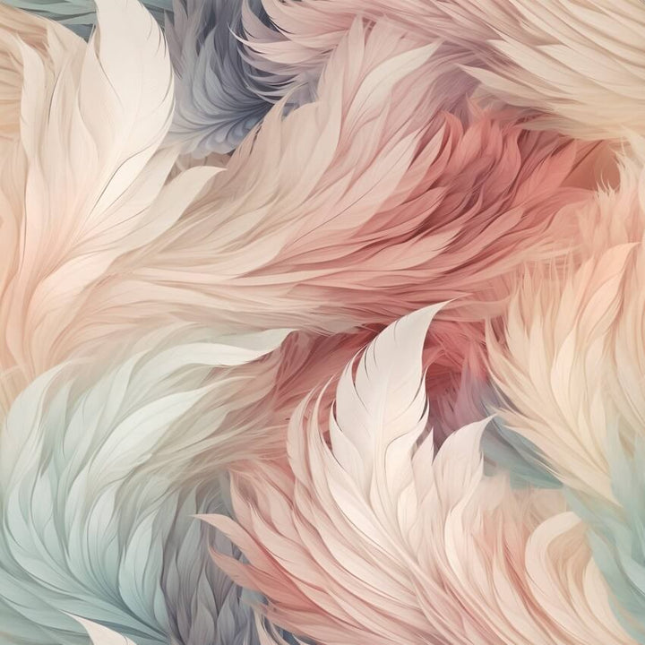  - Muriva Multi - Coloured Plumes Wallpaper - 217501 - Decor Warehouse
