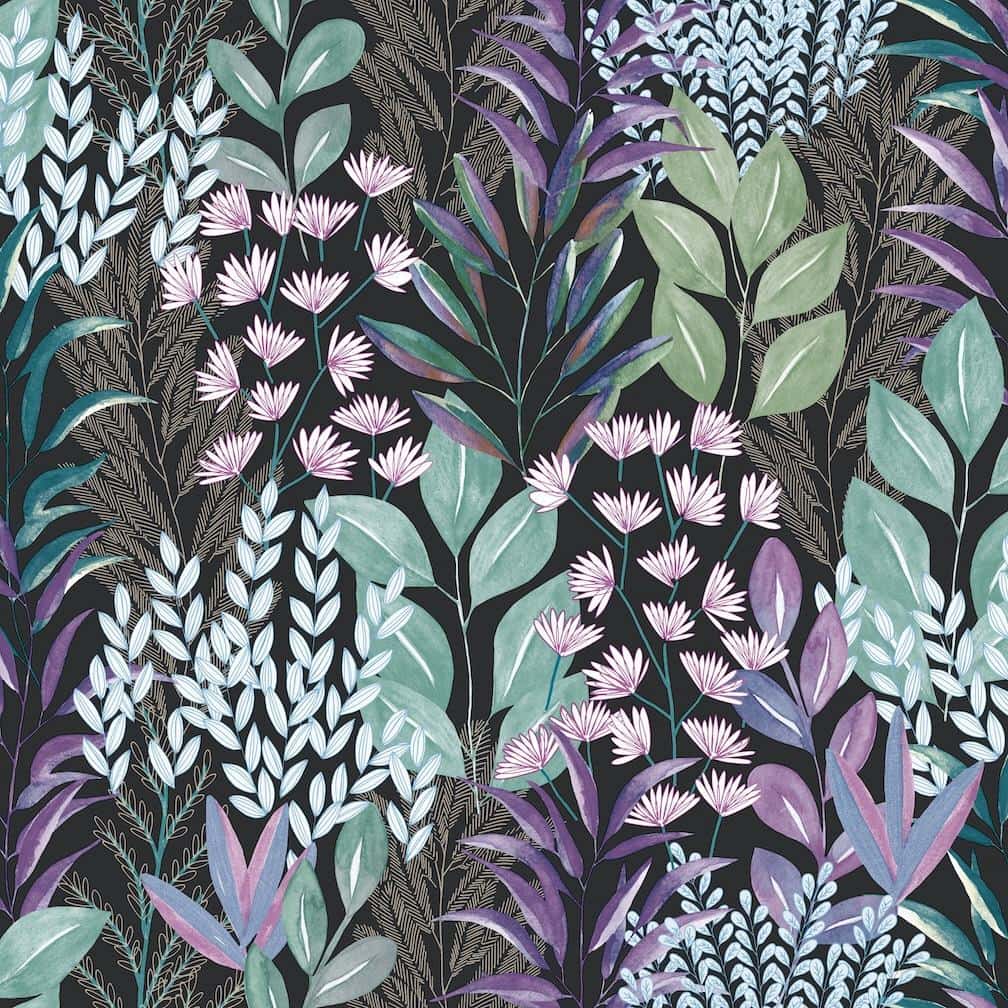 Muriva Woodland Floral Wallpaper - M86906