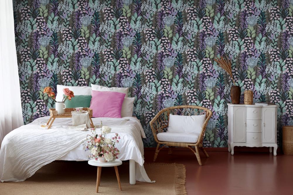 Muriva Woodland Floral Wallpaper - M86906