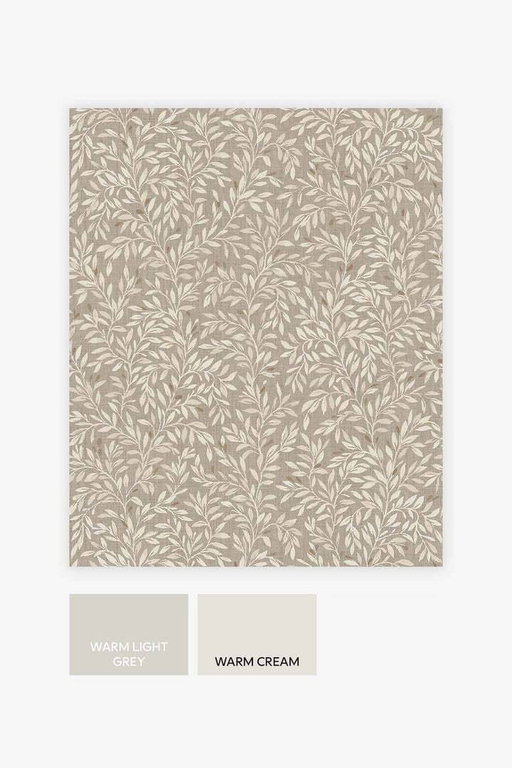 Next Ditsy Leaf Neutral Wallpaper - 118264