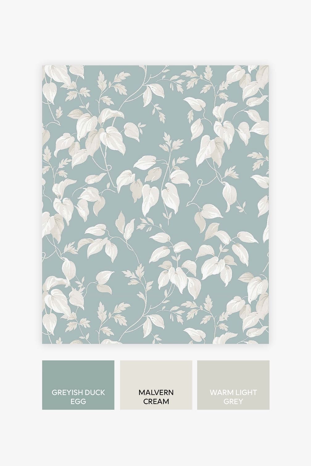 Next Trail Flower Duck Egg Wallpaper - 118258