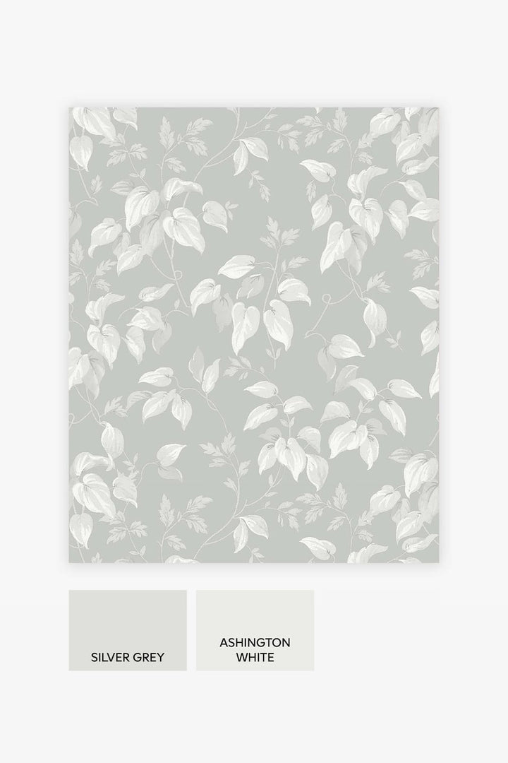 Next Trail Flower Grey Wallpaper - 118260