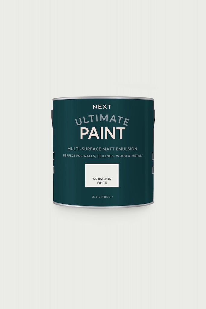 - Next Ultimate Multi Surface Matt Emulsion Paint - Ashington White 2.5L - T82887 - Decor Warehouse