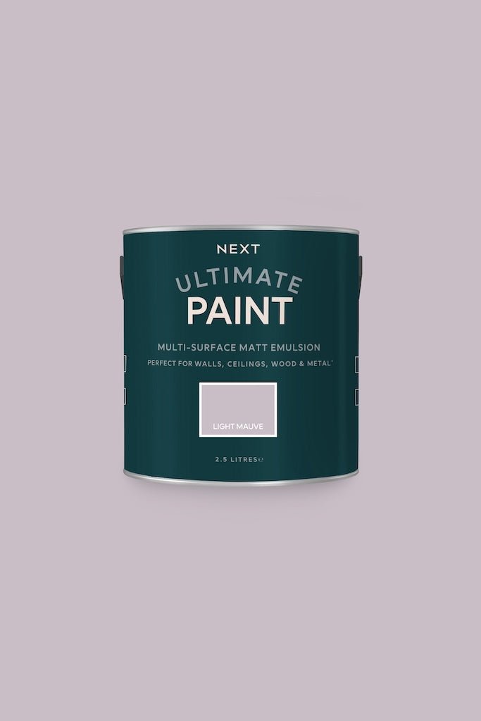 - Next Ultimate Multi Surface Matt Emulsion Paint - Light Mauve 2.5L - U37091 - Decor Warehouse