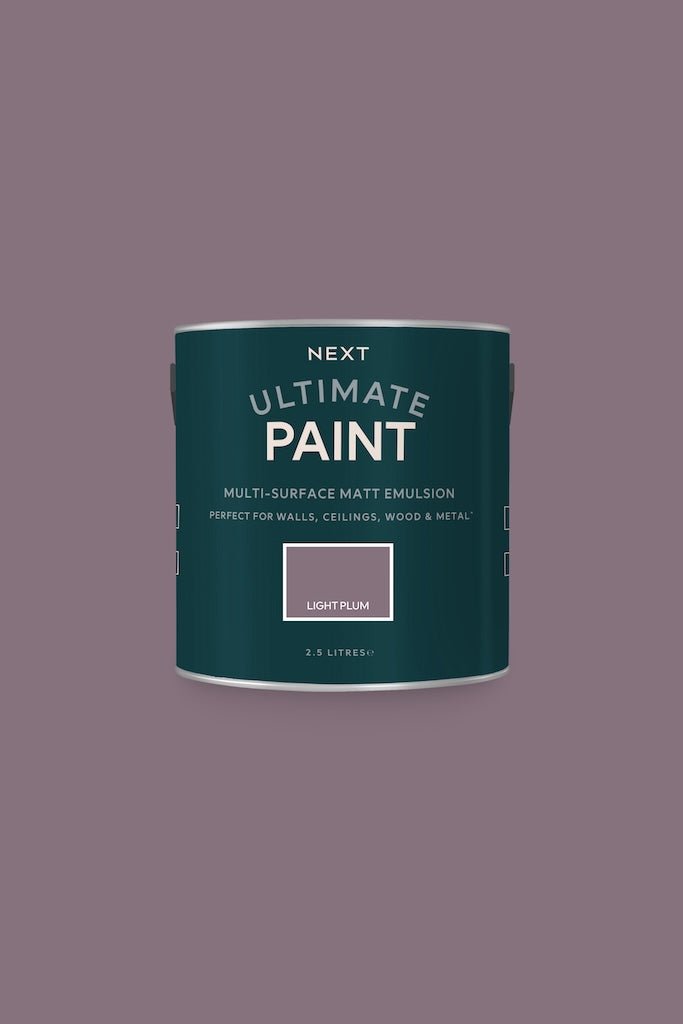 - Next Ultimate Multi Surface Matt Emulsion Paint - Light Plum 2.5L - U37112 - Decor Warehouse