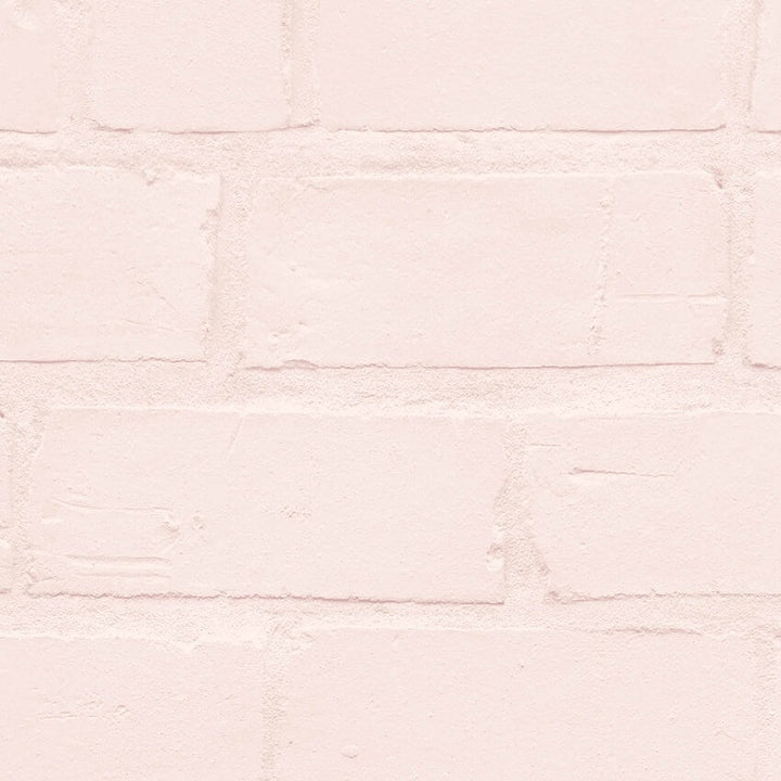  - Painted Blush Brick Wallpaper - WM - 046 - Decor Warehouse