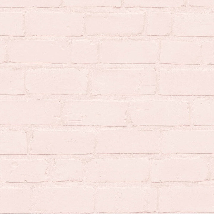  - Painted Blush Brick Wallpaper - WM - 046 - Decor Warehouse