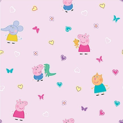 Pink Children's wallpaper collection - Image of Peppa pig wallpaper