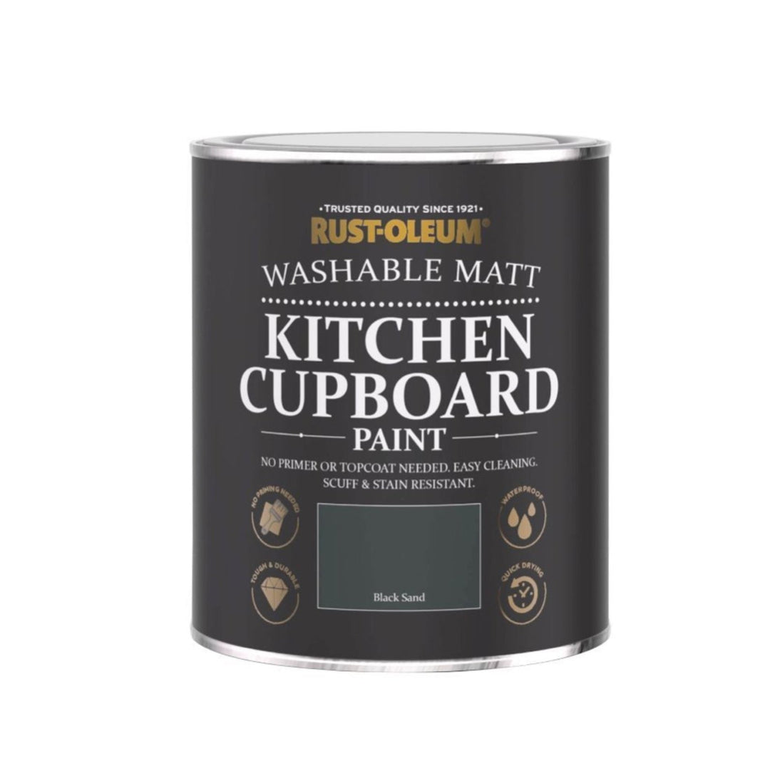  - Rust - Oleum Kitchen Cupboard Paint Black Sand 750ml - CHA303 - Decor Warehouse