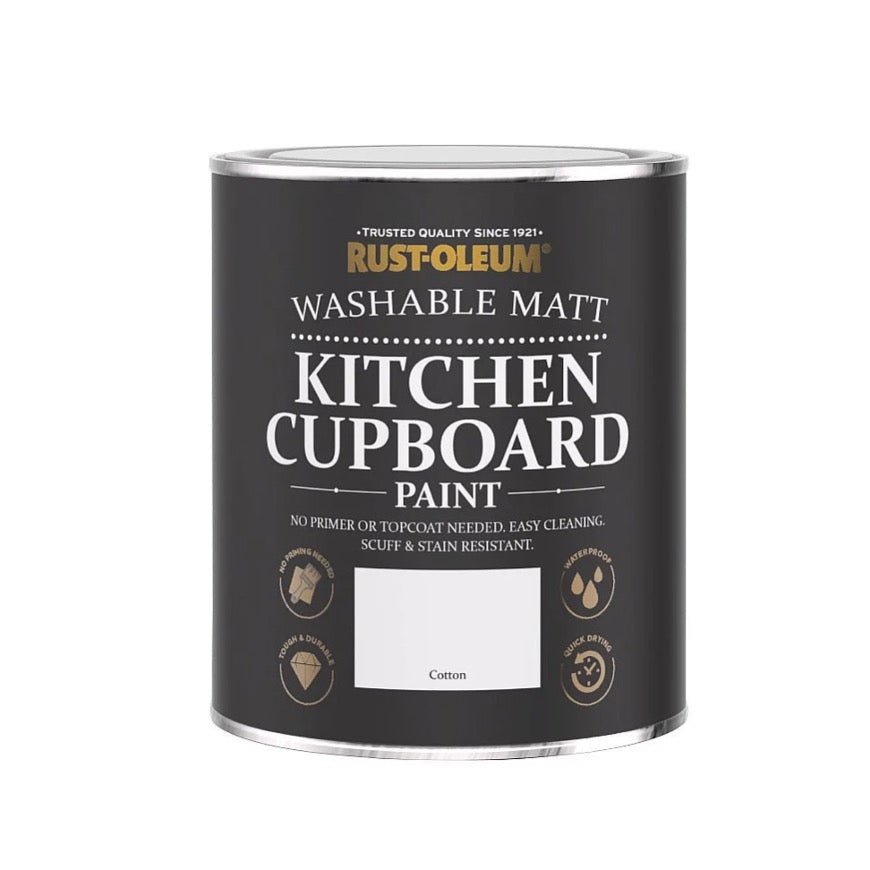 - Rust - Oleum Kitchen Cupboard Paint Cotton 750ml - CHA300 - Decor Warehouse