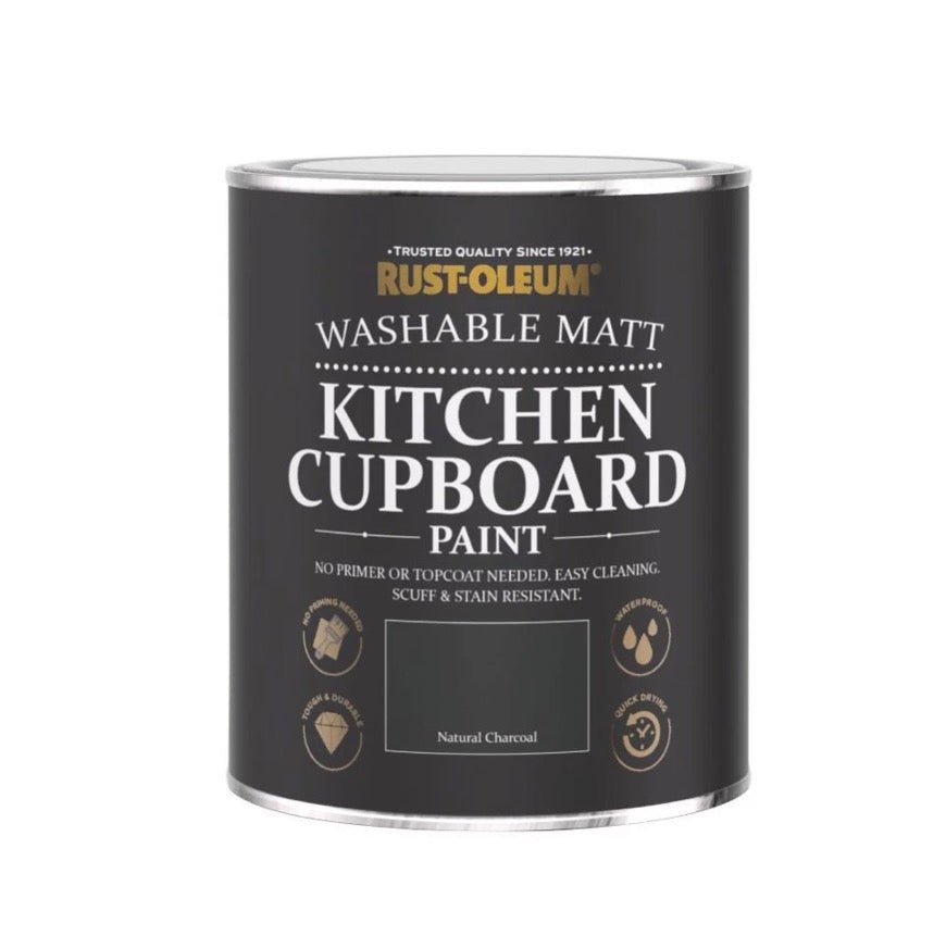  - Rust - Oleum Kitchen Cupboard Paint Natural Charcoal 750ml - CHA302 - Decor Warehouse