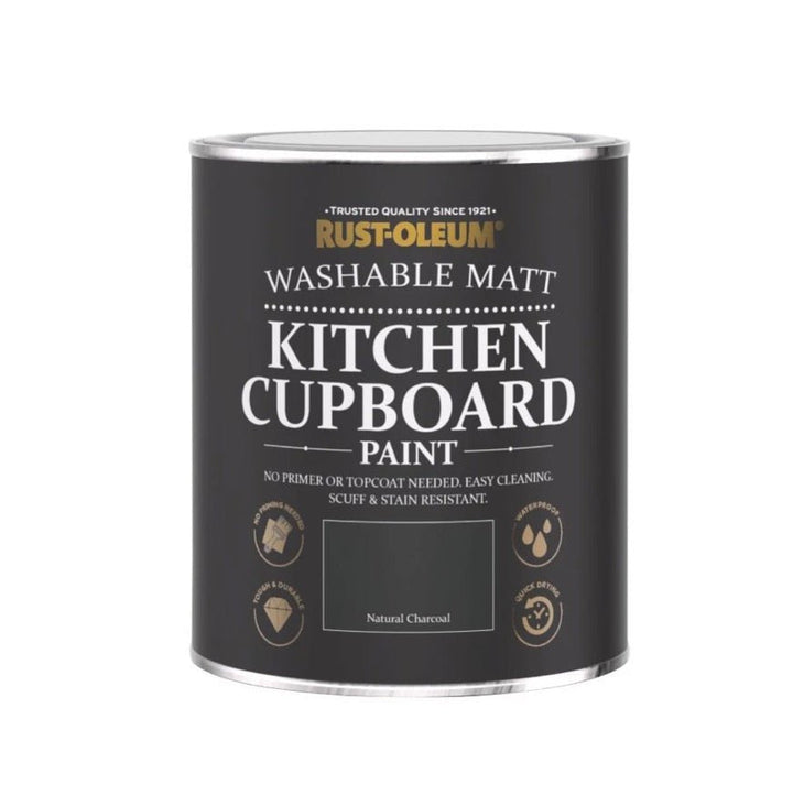  - Rust - Oleum Kitchen Cupboard Paint Natural Charcoal 750ml - CHA302 - Decor Warehouse