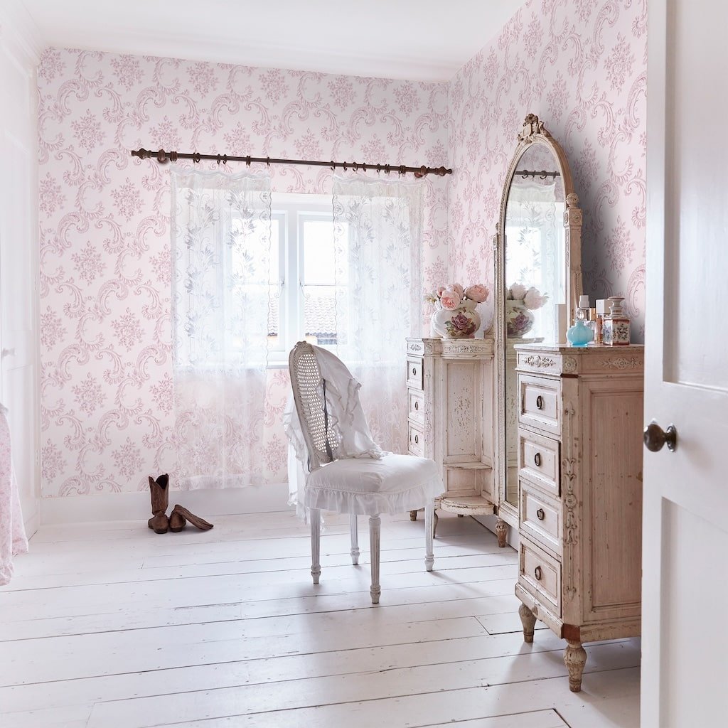- Shabby Chic by Rachel Ashwell Boudoir Beauty Pink wallpaper - 125113 - Decor Warehouse