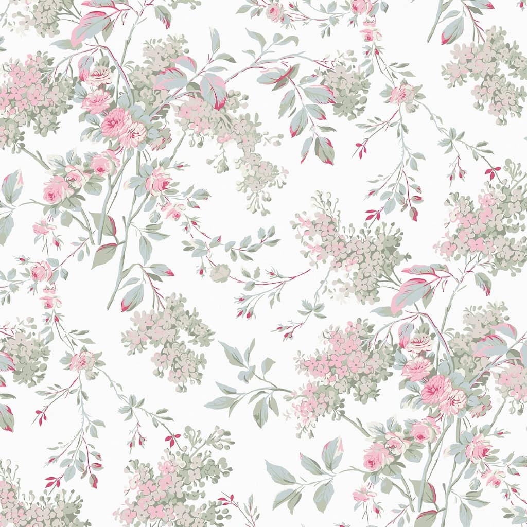  - Shabby Chic by Rachel Ashwell Chelsea Fresh White wallpaper - 125125 - Decor Warehouse