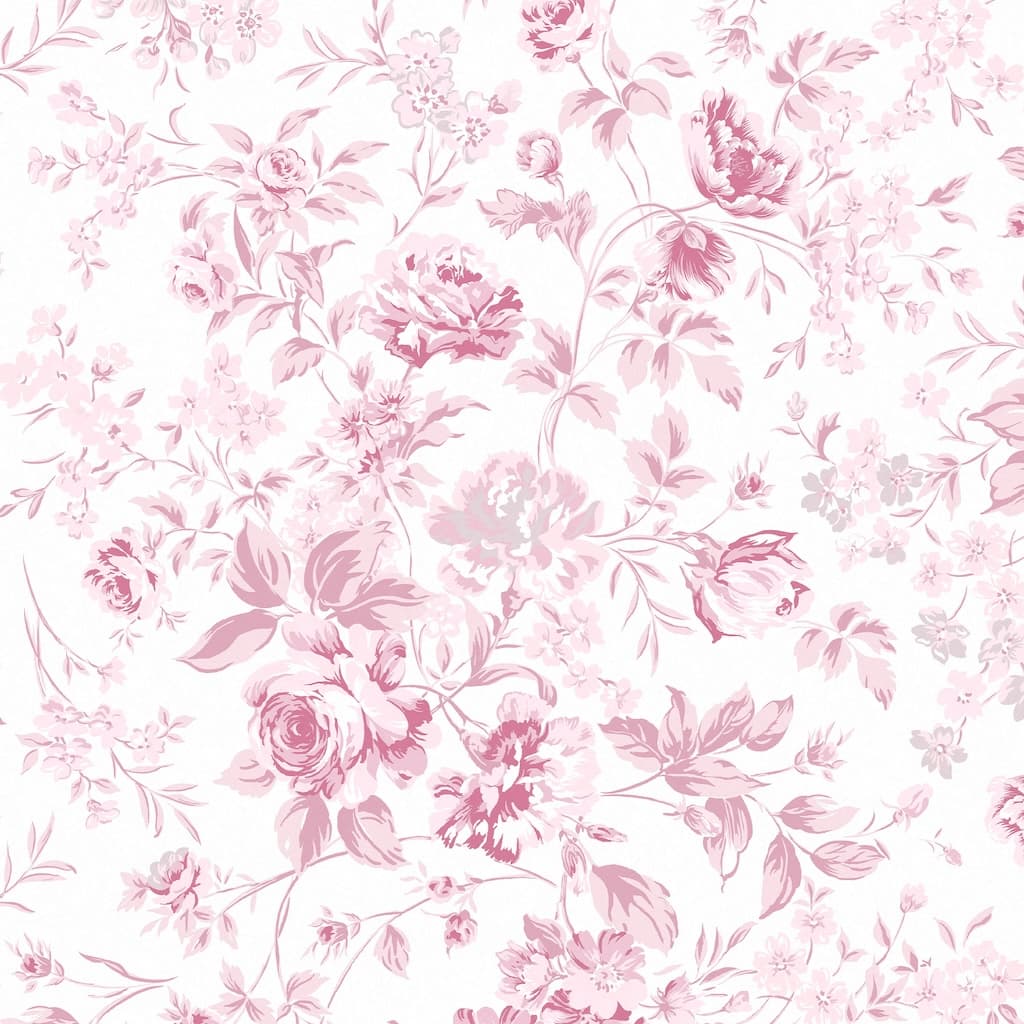  - Shabby Chic by Rachel Ashwell Romantic Rose Pink Wallpaper - 125110 - Decor Warehouse