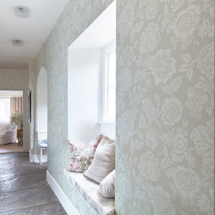  - Shabby Chic by Rachel Ashwell Stipple Sage Wallpaper - 125138 - Decor Warehouse