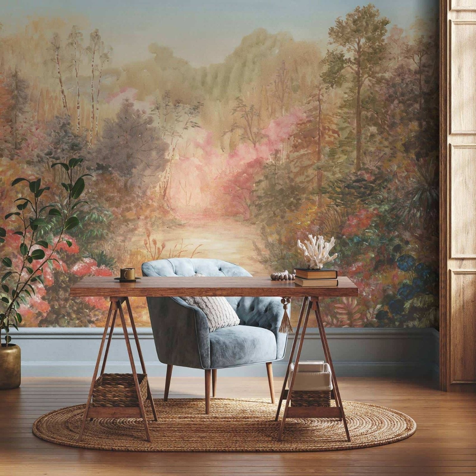- Spring Almanac Wall Mural by Woodchip & Magnolia - WM - 419 - 01RM - Decor Warehouse