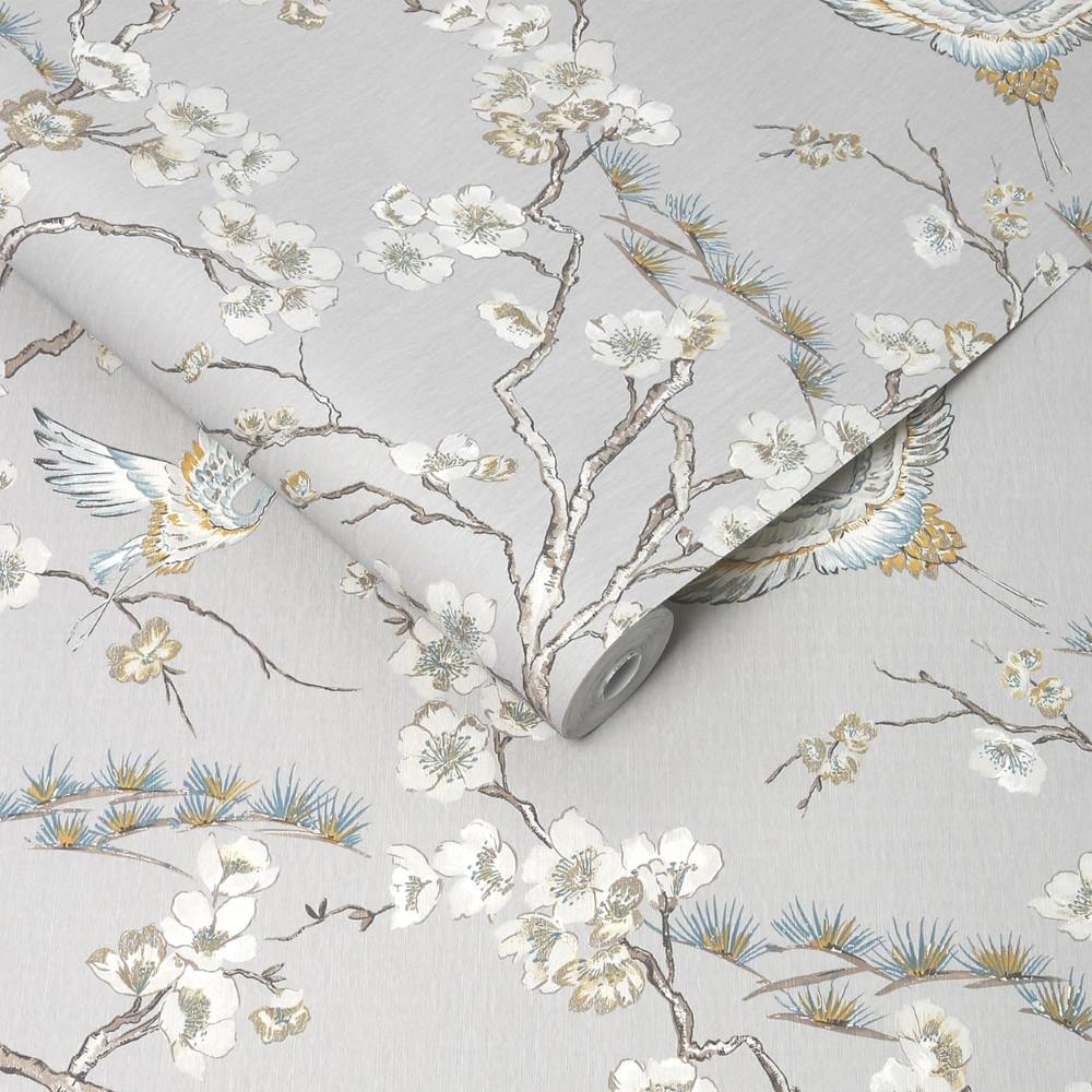 - Sublime Japan Grey Blue Wallpaper - 106565 - Decor Warehouse