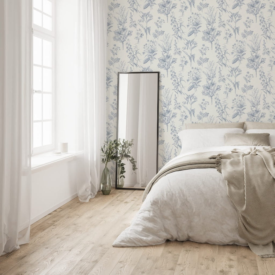  - Superfresco Easy Herbarium Sky Wallpaper - 124211 - Decor Warehouse