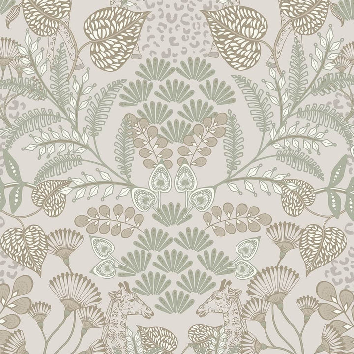 125011 - Superfresco Easy - Superfresco Easy Jungle Day Beige Metallic Wallpaper - Decor Warehouse