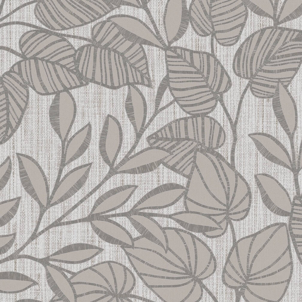 Superfresco Easy Linden Leaf Trail Mocha Wallpaper - 140046