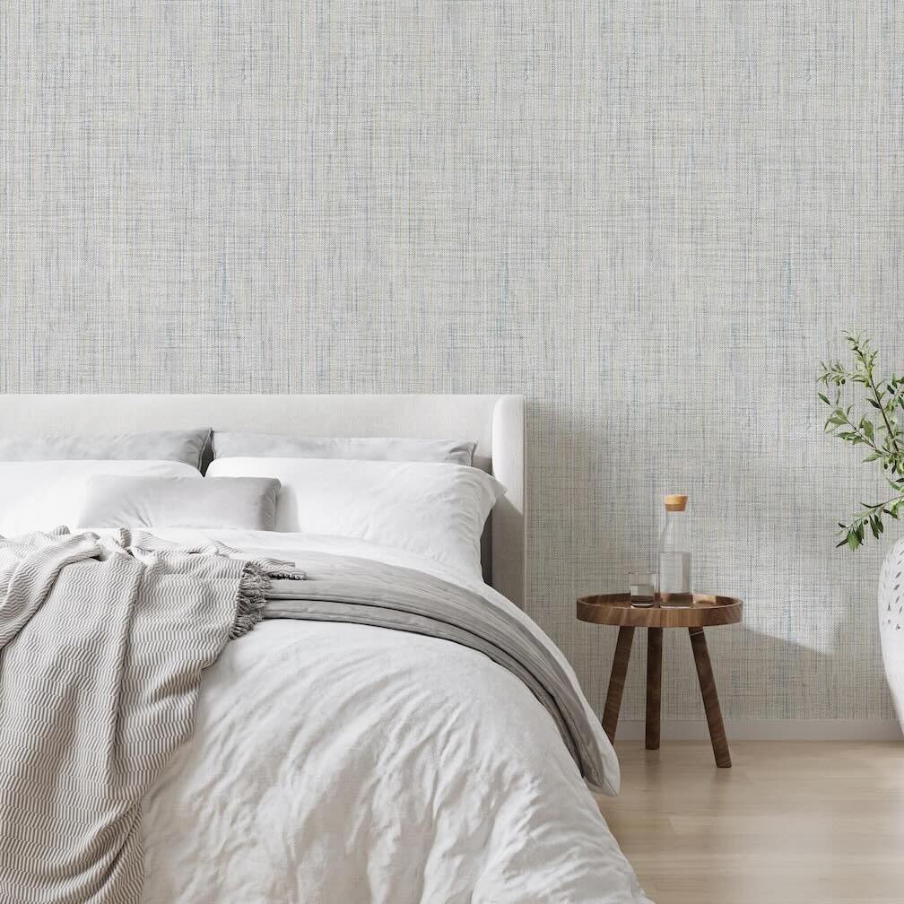 Superfresco Easy Linden Texture Blue Wallpaper - 140054