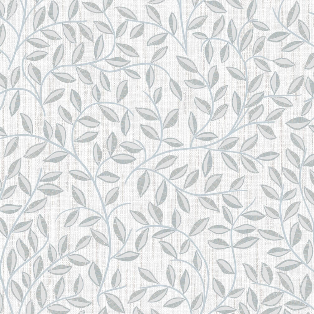 Superfresco Easy Linden Willow Leaf Duck Egg Wallpaper - 140049