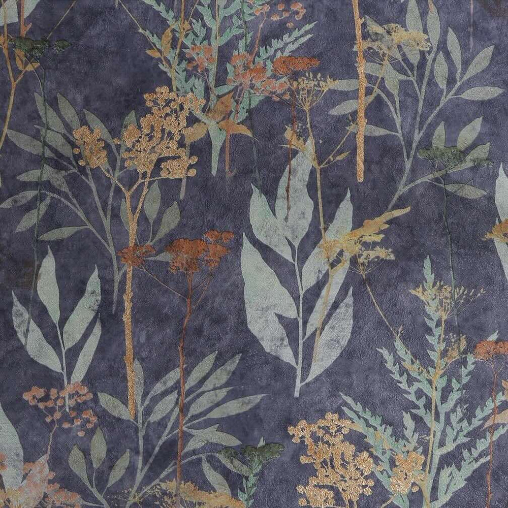 Superfresco Easy Solstice Navy Copper Wallpaper - 125062