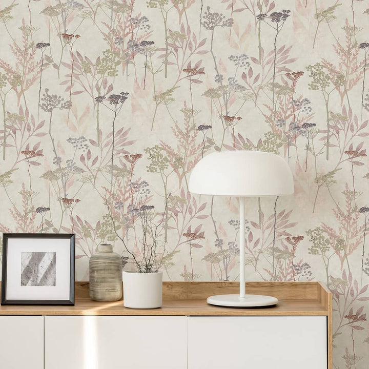 125061 - Superfresco Easy - Superfresco Easy Solstice Pink Wallpaper - Decor Warehouse