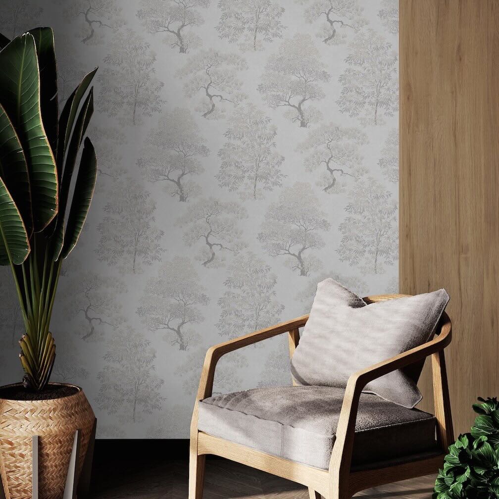Superfresco Elmwood Mocha Wallpaper - 140055