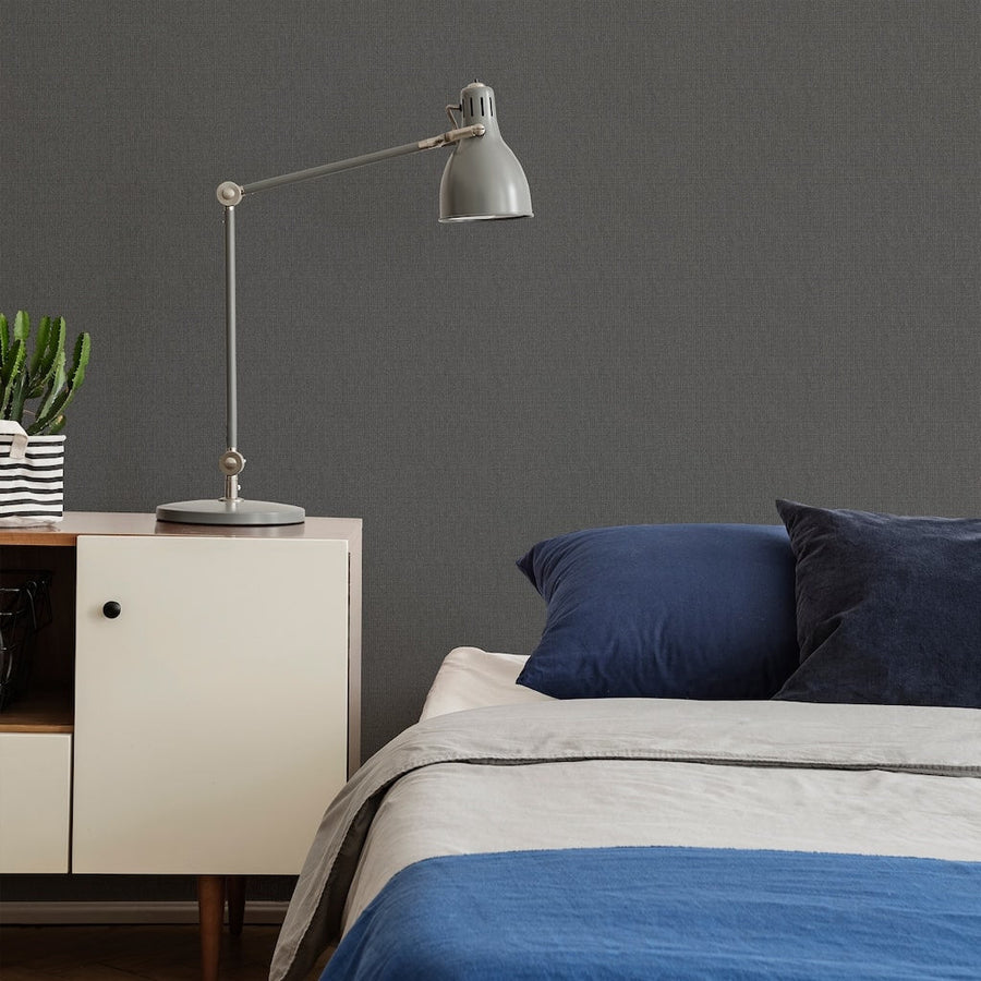  - Superfresco Glamorous Tweed Charcoal Wallpaper - 108127 - Decor Warehouse