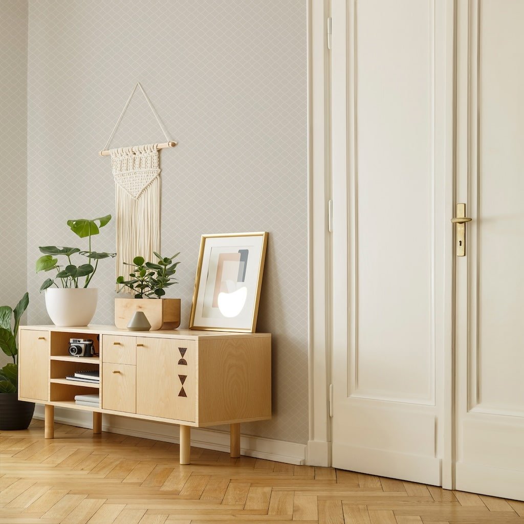 - Superfresco Lilibet Neutral Wallpaper - 118674 - Decor Warehouse