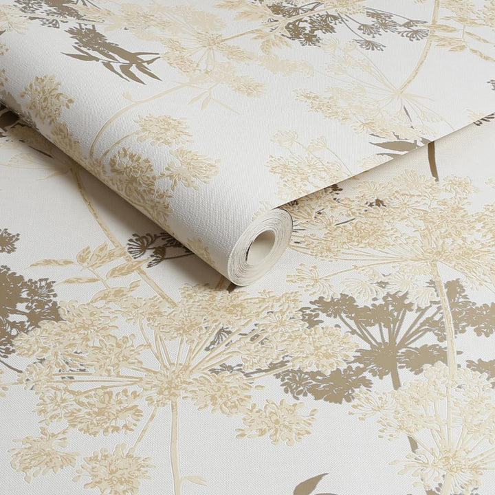  - Superfresco Meadow Cream Botanical Wallpaper - 128157 - Decor Warehouse