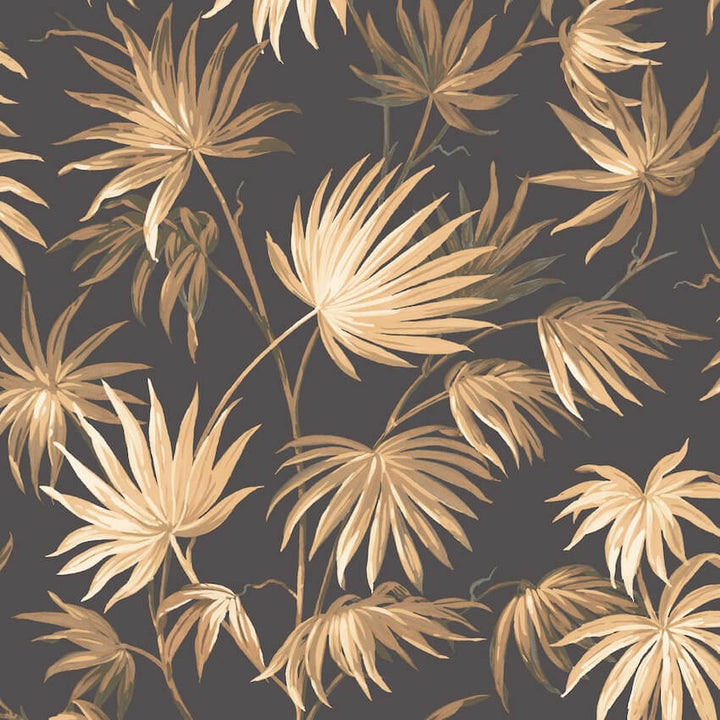 WM-229-Woodchip & Magnolia-Va Va Frome Noir Black Wallpaper-Decor Warehouse
