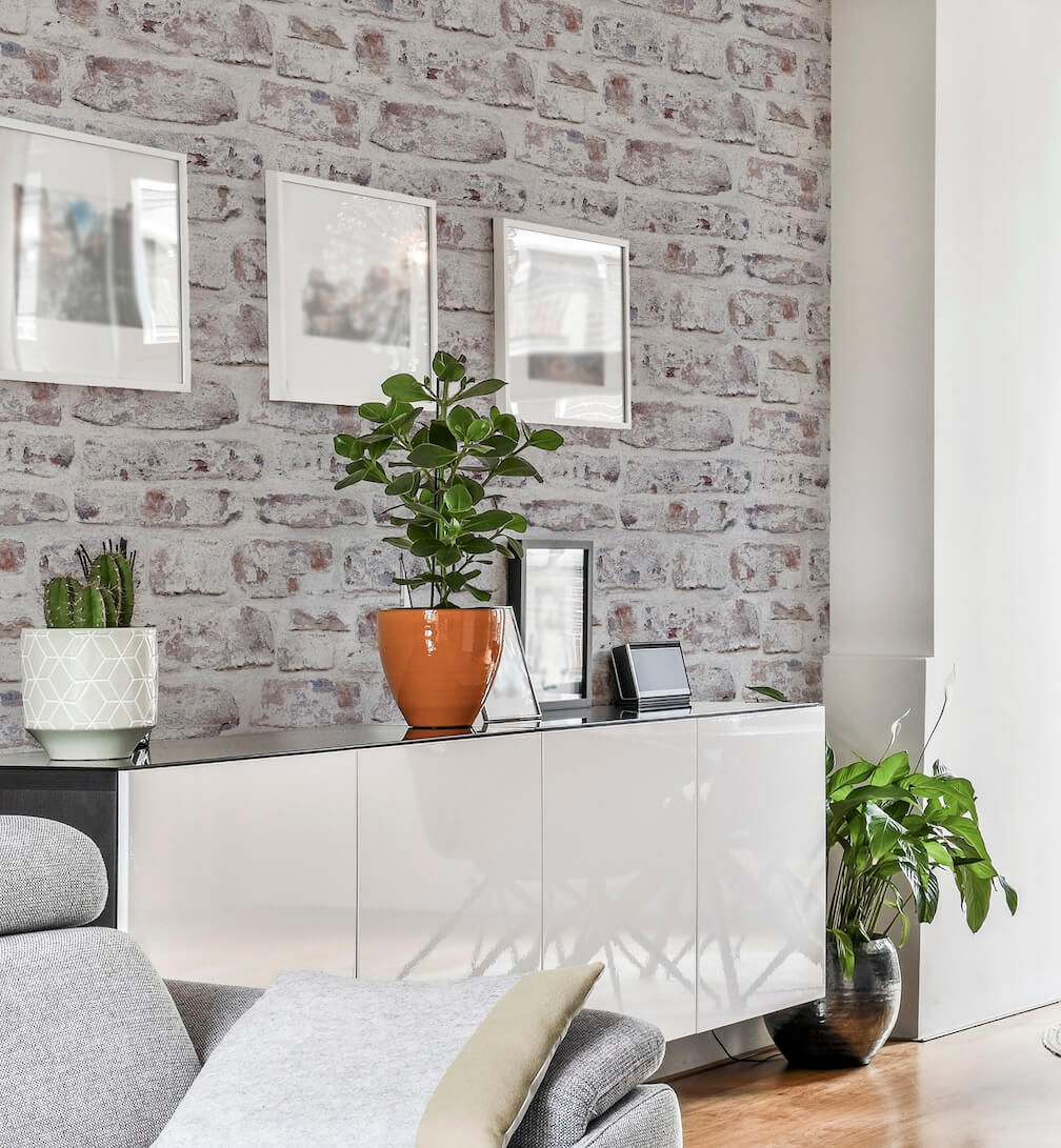 Whitewashed Wall White Wallpaper - 671100