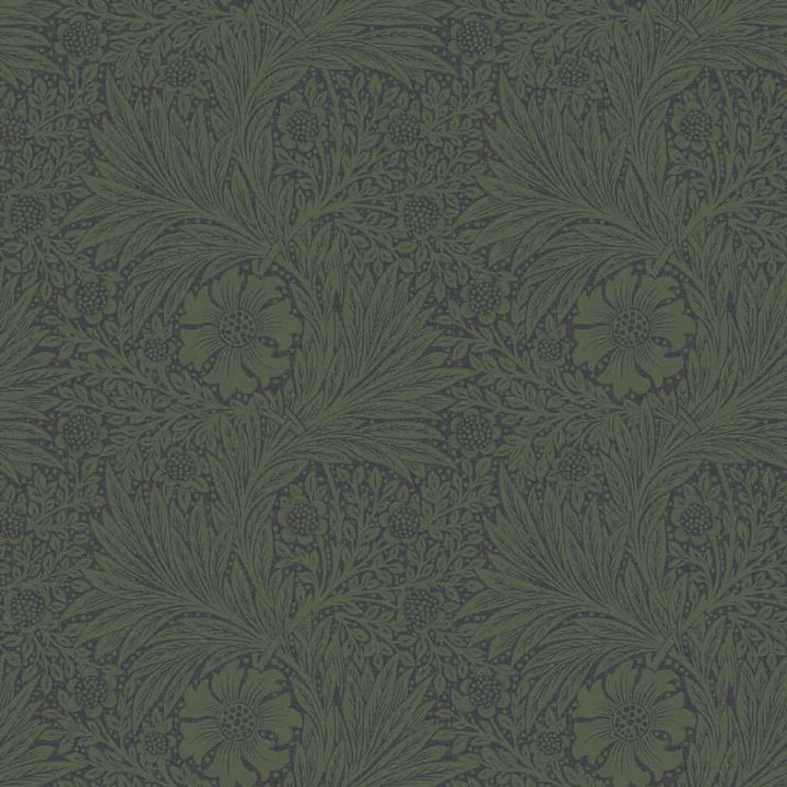 124255 - William Morris Wallpaper - William Morris At Home Marigold Fibrous Green Wallpaper - Decor Warehouse