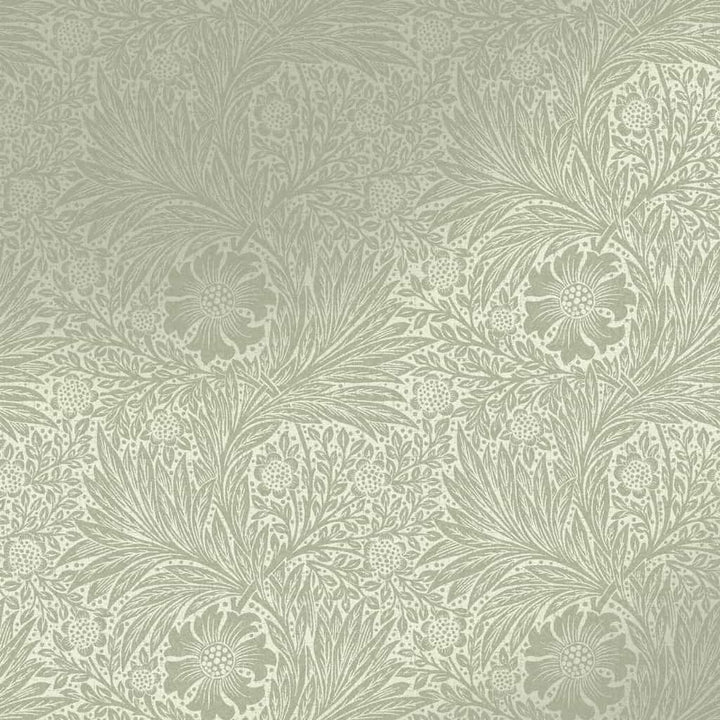 124256 - William Morris Wallpaper - William Morris At Home Marigold Fibrous Sage Wallpaper - Decor Warehouse