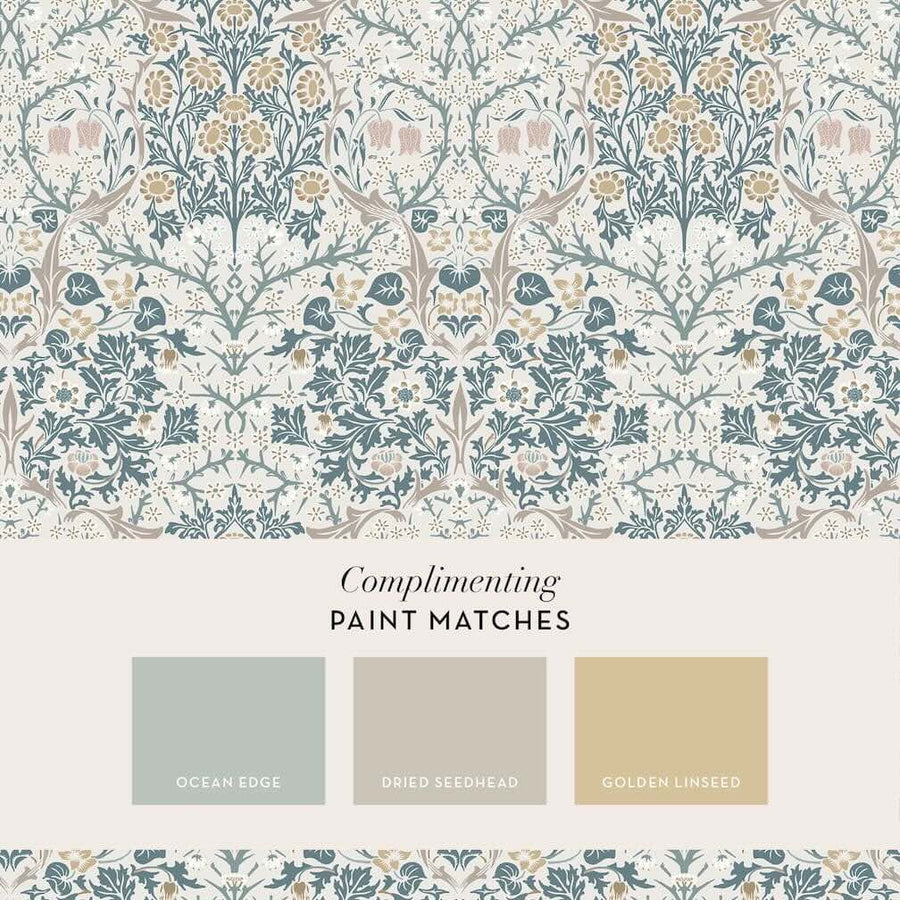 William Morris Blackthorn Daydream Wallpaper - 140505