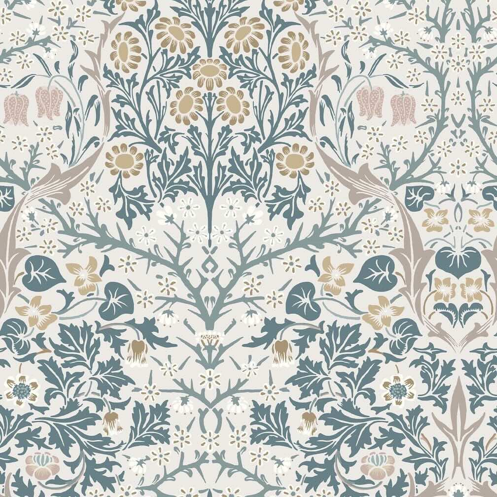 William Morris Blackthorn Daydream Wallpaper - 140505