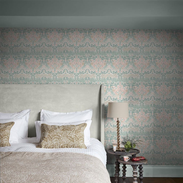 William Morris Brother Rabbit Lullaby Blues Wallpaper - 140499