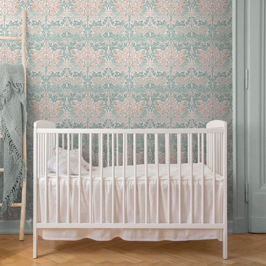 William Morris Brother Rabbit Lullaby Blues Wallpaper - 140499