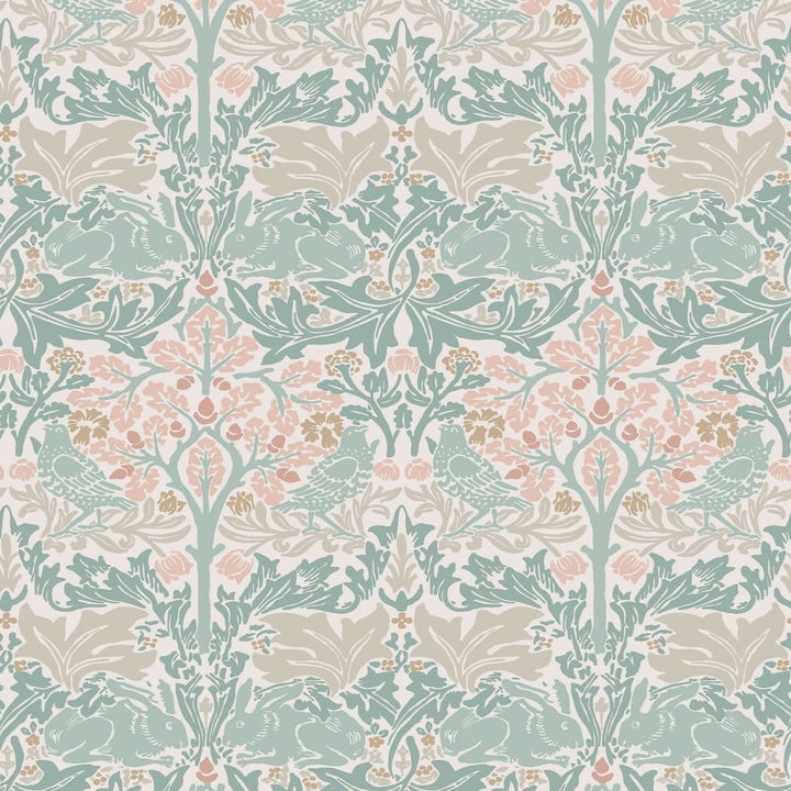 William Morris Brother Rabbit Lullaby Blues Wallpaper - 140499