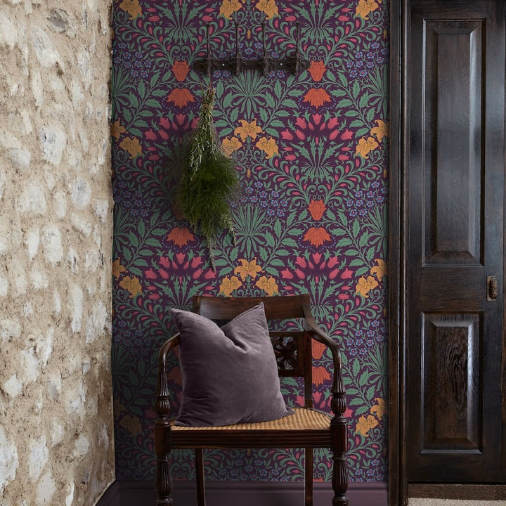 William Morris Garden Dewberry Wallpaper - 140498