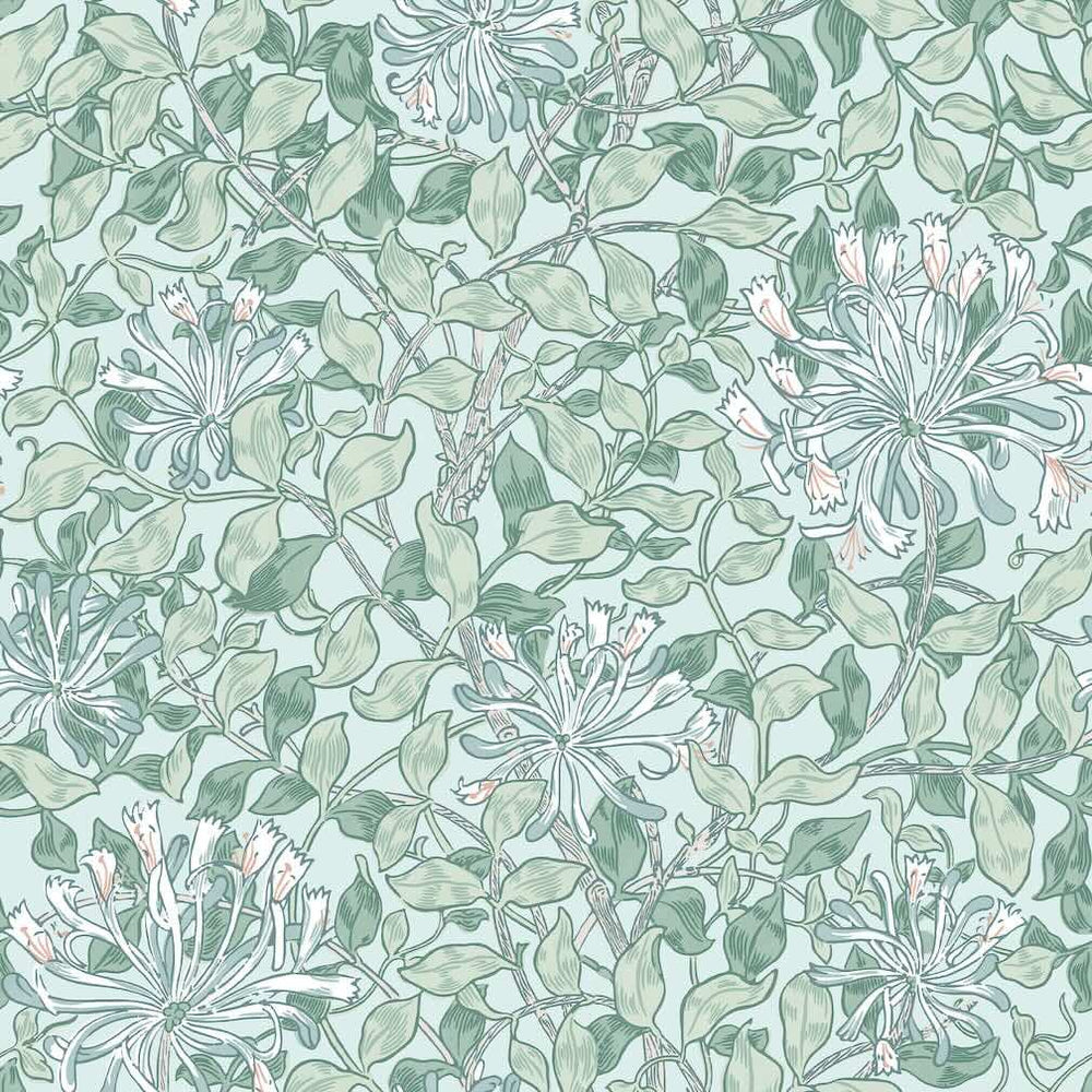 William Morris Honeysuckle Breeze Wallpaper - 140485
