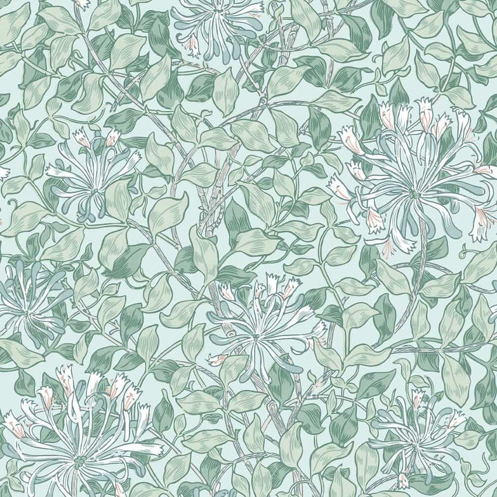 William Morris Honeysuckle Breeze Wallpaper - 140485