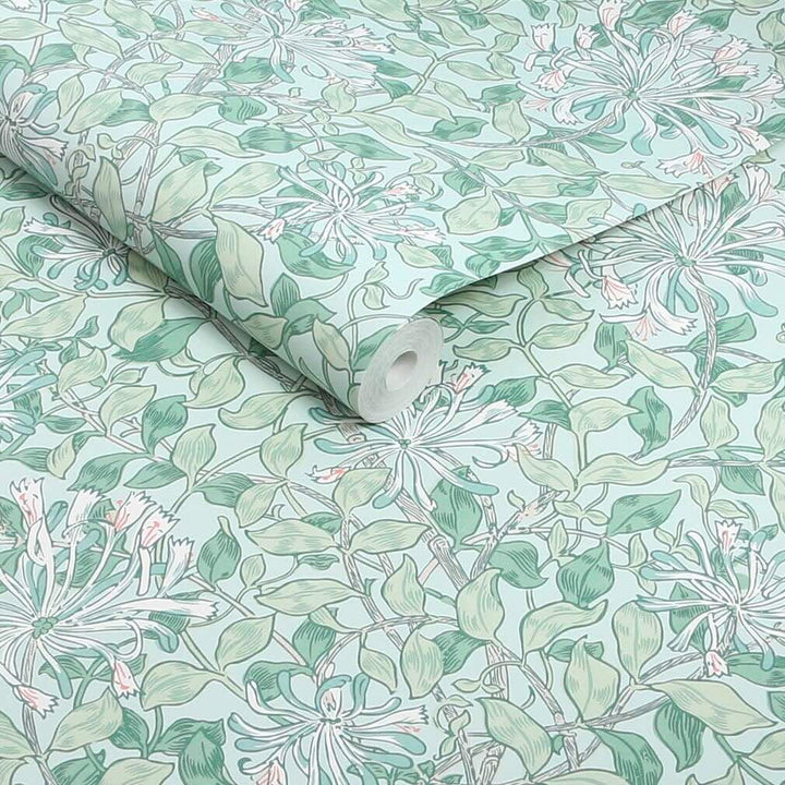 William Morris Honeysuckle Breeze Wallpaper - 140485
